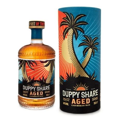 Duppy Share Aged Caribbean Rum 40% dd.