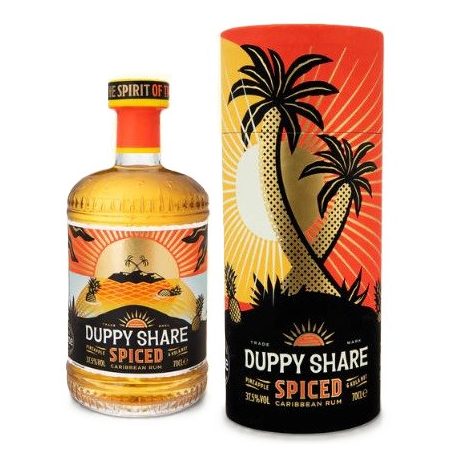 Duppy Share Spiced Caribbean Rum 37,5% dd.