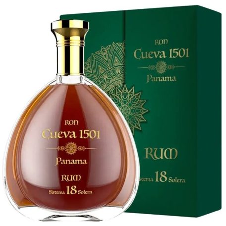 Ron Cueva 18 éves rum 40% pdd.