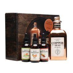   COPPERHEAD Gin 0,5l London Dry The Alchemist Set (3*0,05 bitter) 40% DD.