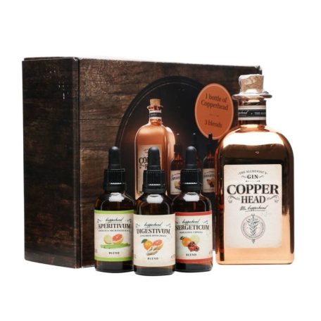 COPPERHEAD Gin 0,5l London Dry The Alchemist Set (3*0,05 bitter) 40% DD.