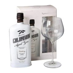 Dictador Columbian Aged White Gin DD. 0,7L 43% + pohár