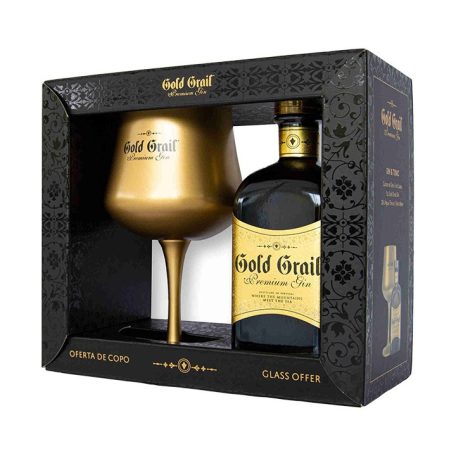 Gold Grail Gin DD. 0,5L 42% + pohár