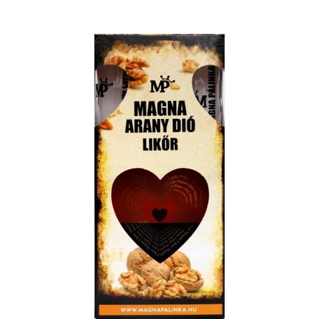 Magna Arany Dió Likőr 0,5L 30% dd. + 2 pohár