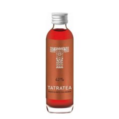 Tatratea Őszibarack-Fehér Tea Likőr Mini 0,04L 42%