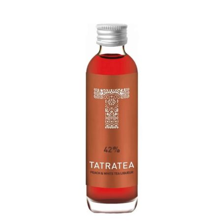 Tatratea Őszibarack-Fehér Tea Likőr Mini 0,04L 42%