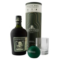   Diplomatico Reserva Exclusiva Rum DD. 0,7L 40% + pohár + jégkészítő