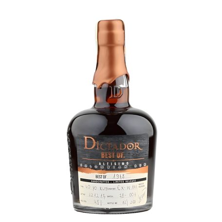 Dictador Rum The Best of 1978 Altisimo 0,7L 43%