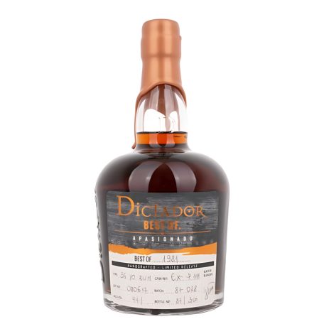 Dictador Rum The Best Of 1981 Apasionado 0,7L 44%
