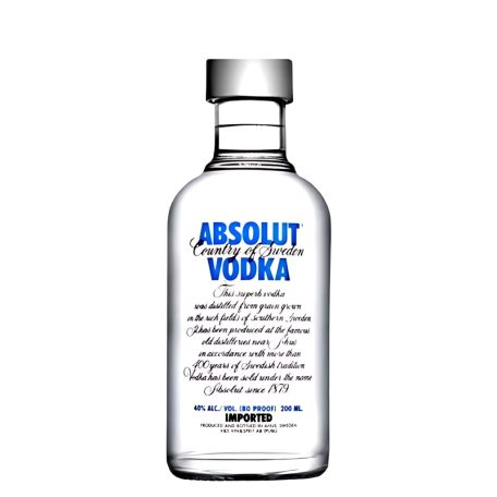 Absolut Blue Vodka 0,2L 40%