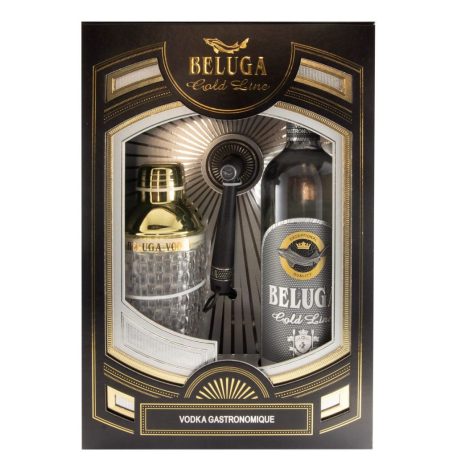 Beluga Gold Line Vodka DD. 0,7L 40% + shaker