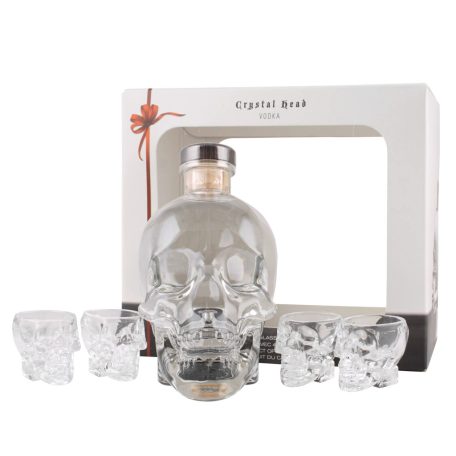 Crystal Head Vodka DD. 0,7L 40% + 4 shot pohár